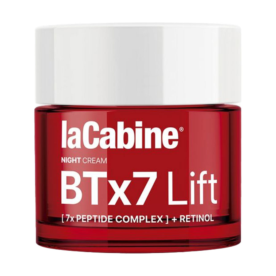 Нічний ліфтинговий крем для обличчя LaCabine BTx7 Lift Night Cream з 7-пептидним комплексом та інкапсульованим ретинолом, 50 мл